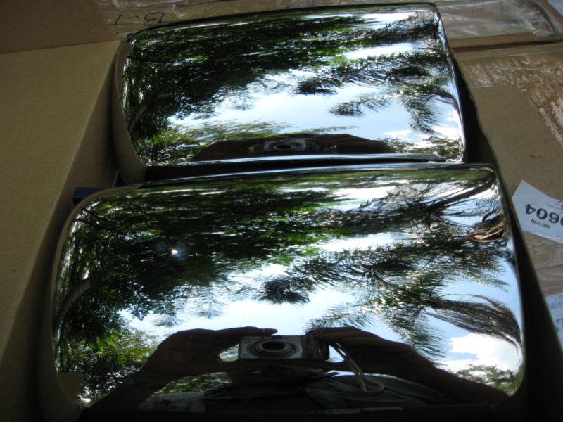 Mercedes chrome mirror backcovers, chrome, 140 chassis 