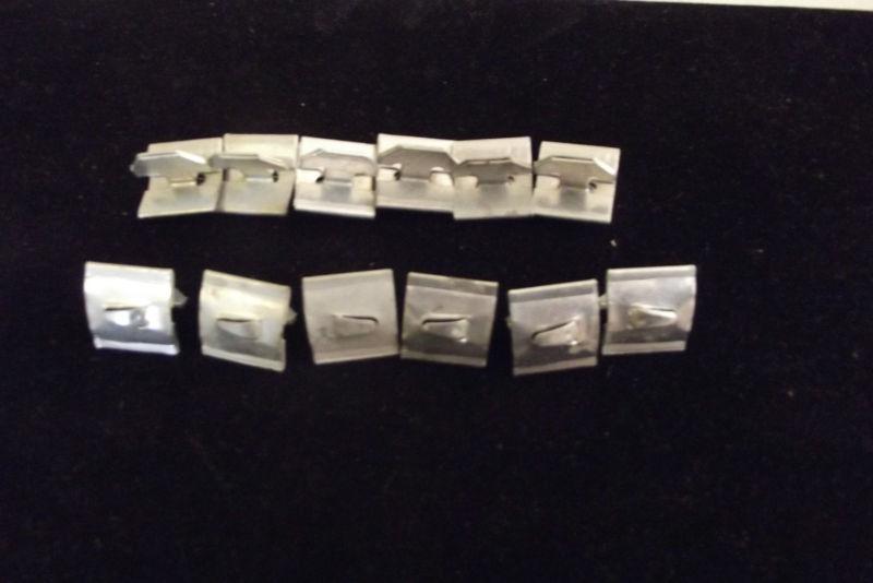 1937 - 38 cheverolet running board molding clips free shipping 