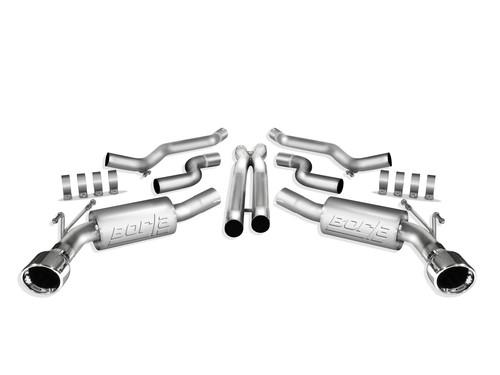 Borla 140356 cat-back atak system 10-11 camaro