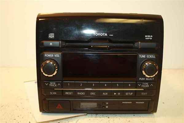 12 toyota tacoma a518b3 am fm mp3 cd radio oem lkq