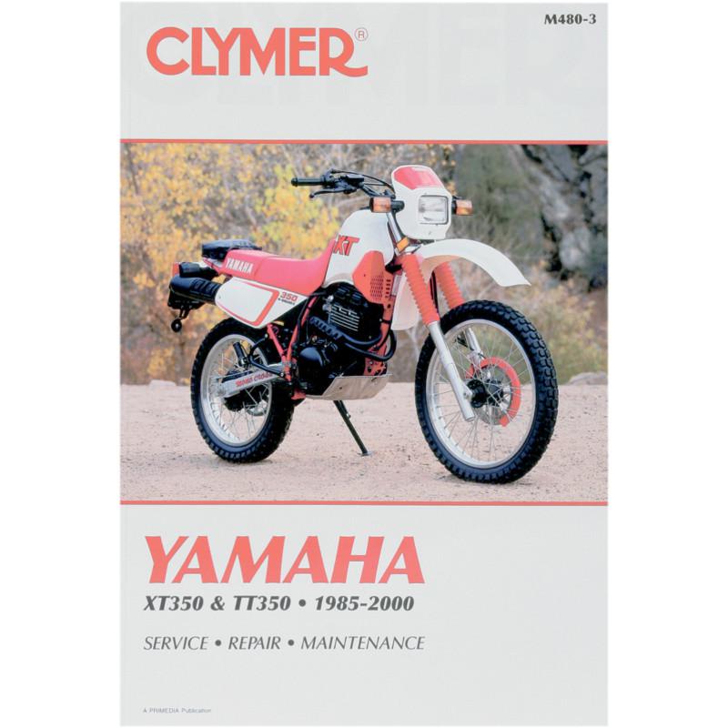 Clymer m480-3 repair service manual yamaha xt350/tt350 1985-2000