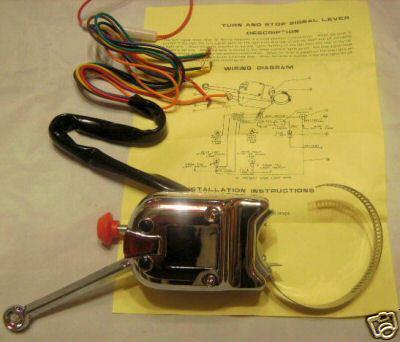 Chrome colum mount turn signal switch rat rod truck