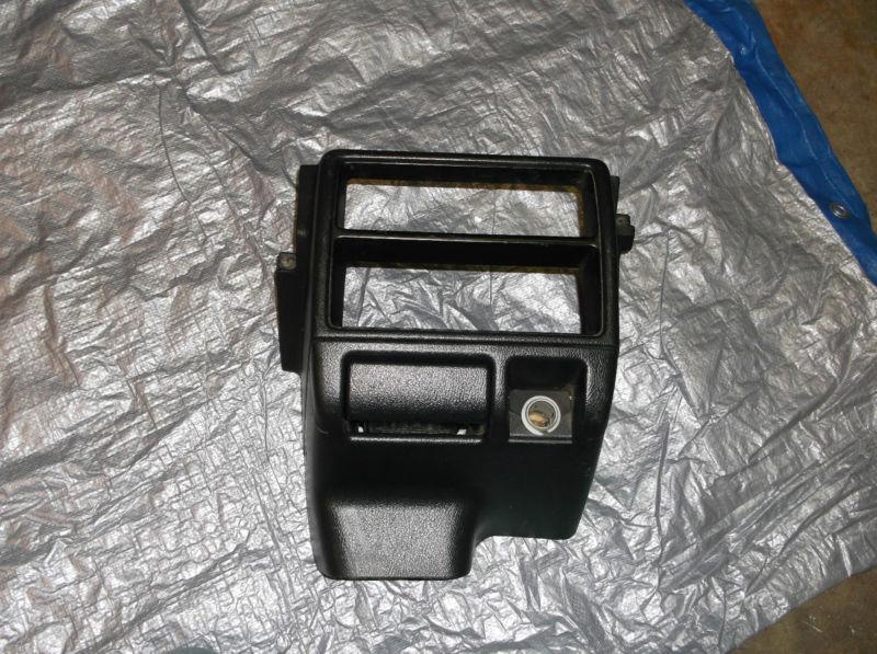 1988-1991 honda civic hatchback black center console