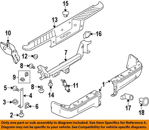 Ford oem 9l3z15k859d rear bumper-reverse sensor