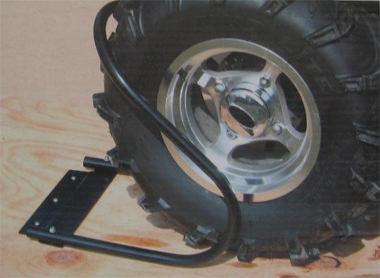 Universal tire wheel atv chock trailer motorcycle bike adjustable 3-1/2 - 11-1/2