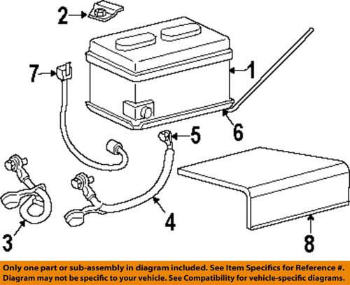 Mopar oem 5161517aa battery terminal-negative term