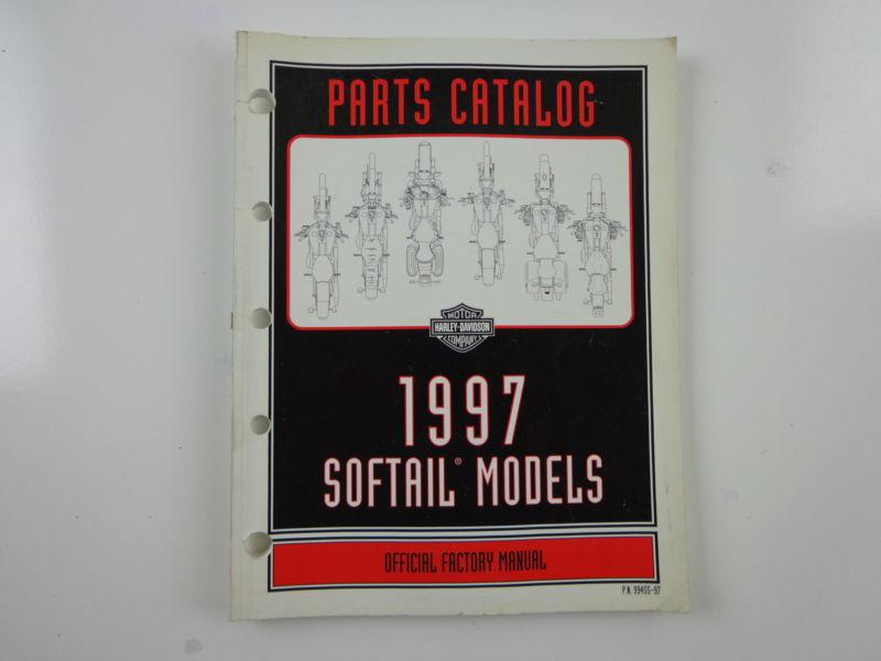 Harley davidson 1997 softail models parts catalog 99455-97