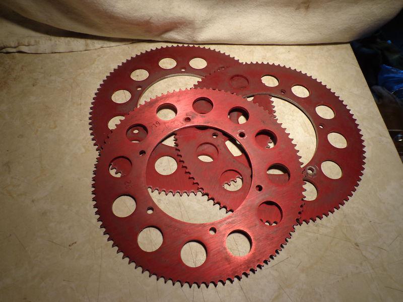 Go kart horstman 1 piece sprocket 92 93 tooth 219 chain cart part