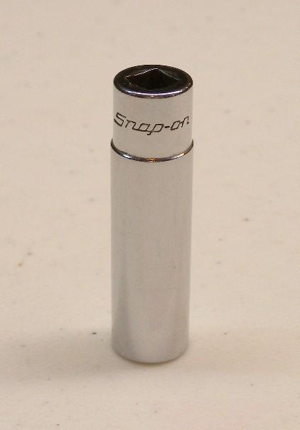 Snap-on 1/4" drive 3/8" deep 6 point socket stm12 nice with free shipping!