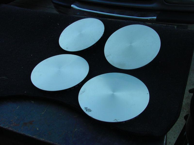 1992-1999 chevy gmc 16" aluminum alloy wheel center caps set of 4 used