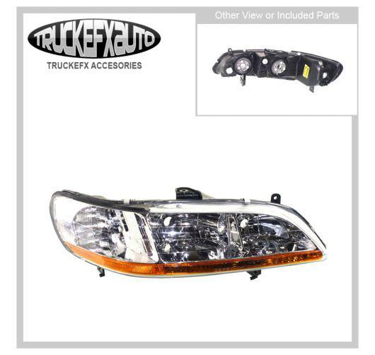 Ho2503117c new headlight passenger side clear lens halogen rh right hand coupe