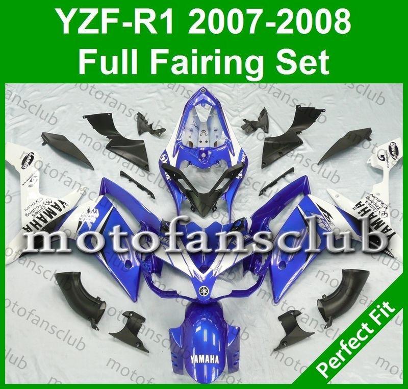 Fit yamaha yzf r1 07 08 yzfr1 2007 2008 1000 fairing bodywork plastics #08 b