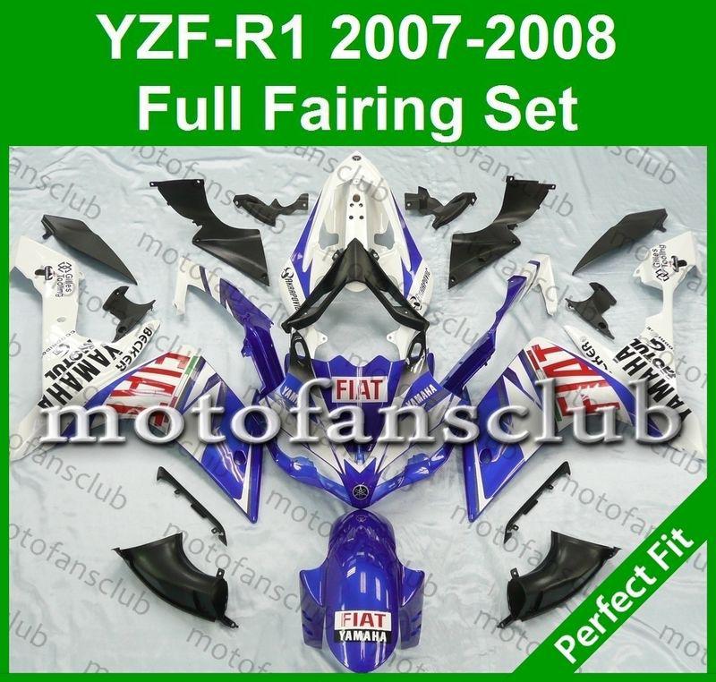 Fit yamaha yzf r1 07 08 yzfr1 2007 2008 1000 fairing bodywork plastics #02 b