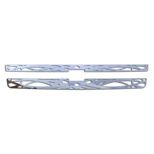 Chevy silverado 1500 07-13 stainless tribal front metal grille trim cover insert