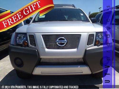 2009 - 2013 nissan xterra upper & bumper 4pc chrome billet grille 09 10 11 12 13