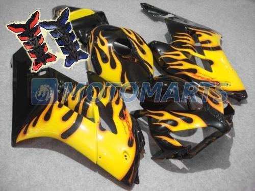 Free tank pad x2! injection fairing kit for honda cbr 1000 rr 04 05 fireblade bb