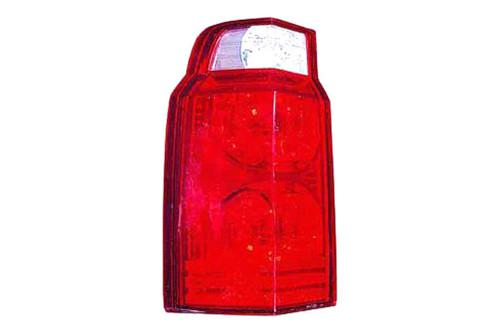 Replace ch2818107 - jeep commander rear driver side tail light lens housing