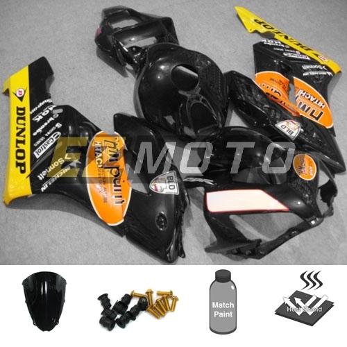 Injection fairing pack w/ windscreen & bolts for honda cbr 1000 rr 2004 2005 av