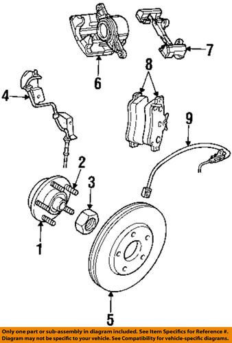 Mopar oem 6506486aa brake-wheel stud