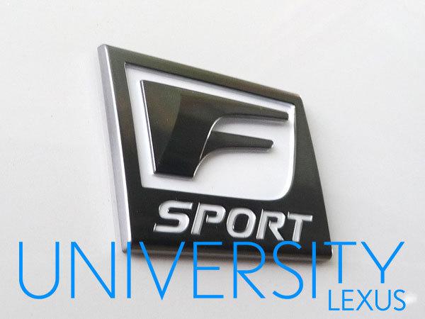 Nib, new oem lexus f-sport fender badge set (left / right) 2011-2014 ct200h