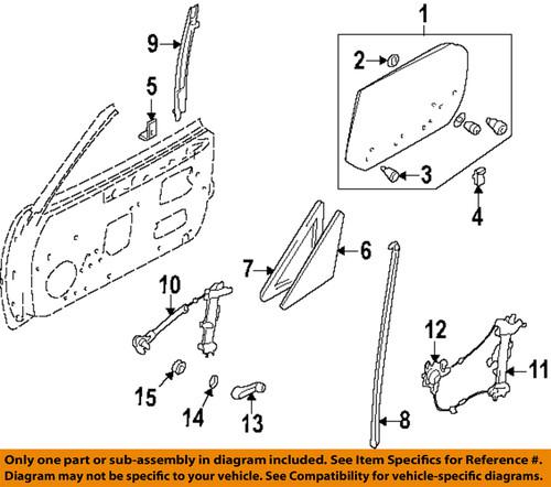 Mazda oem nc115858xa power window motor