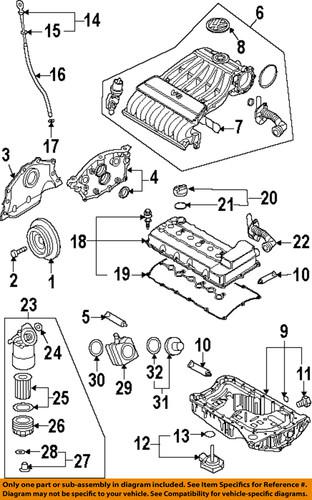 Volkswagen oem 03h133237b engine intake manifold gasket/intake manifold gasket