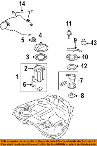 Subaru oem 42021ag04a electric fuel pump