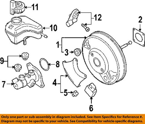 Volkswagen oem 3c1614106q power brake booster/power brake unit