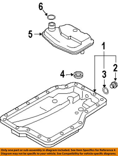 Mazda oem fn112151x transaxle parts-transmission pan