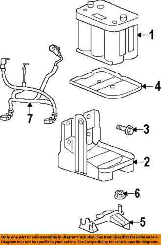 Dodge oem 5178247ab battery box