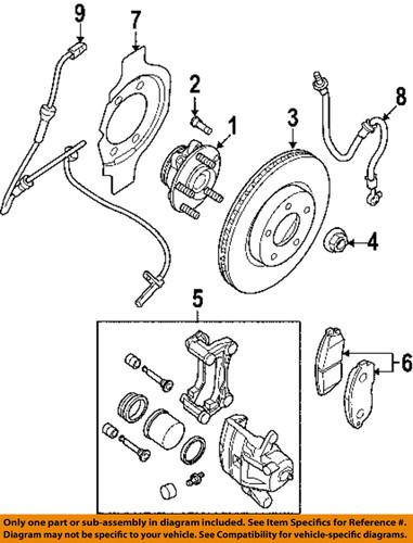 Nissan oem 47910ja000 front abs wheel sensor/abs wheel speed sensor