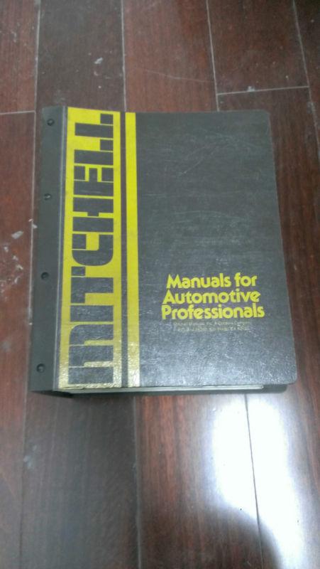 70-75 mitchell tune up service repair manual imported cars trucks vol. 1 