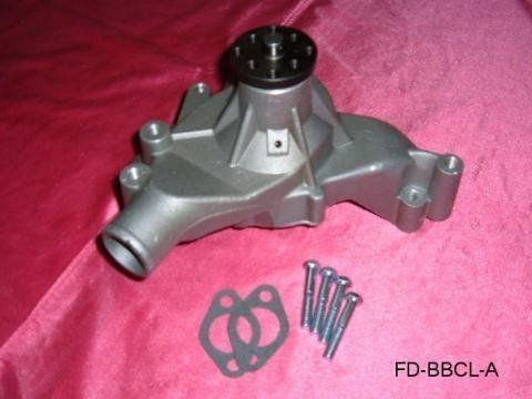 Water pump chevy bb satin long high volume *new*