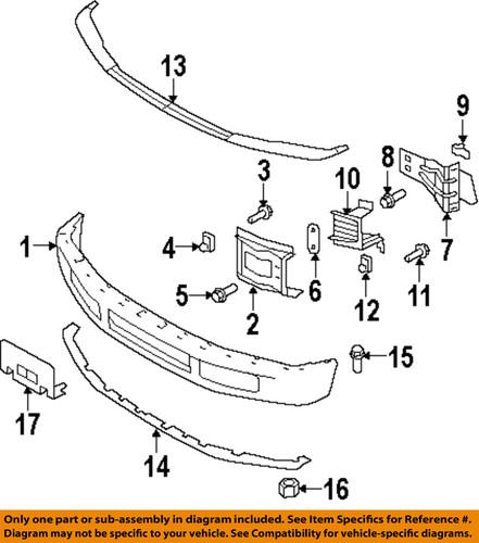 Ford oem 8c3z17b836a front bumper-bracket