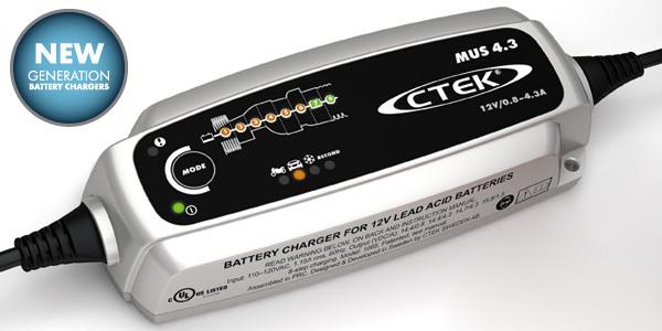 Ctek multi us 4.3 12v smart battery charger - brand new (56-864)