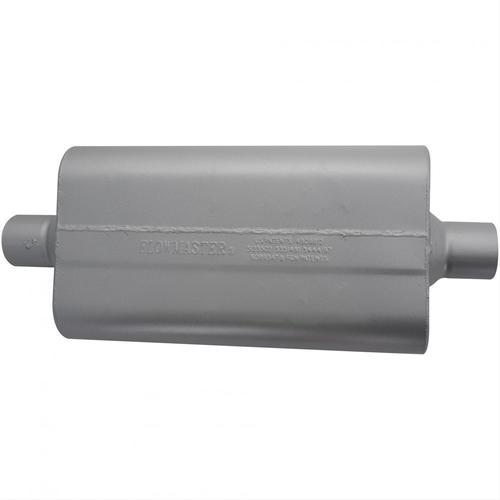 Flowmaster muffler delta flow 50 series 2 1/2" inlet/2 1/2" outlet steel ea