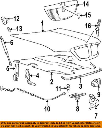 Lincoln oem 3w1z8213aa grille-emblem