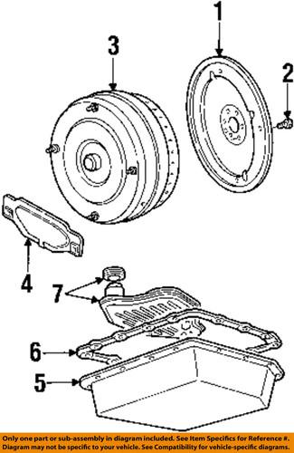 Ford oem 4w7z-6375-aa flywheel/flexplate/auto trans flexplate