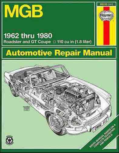 Step-by-step mgb repair  shop & service manual 1962-1980