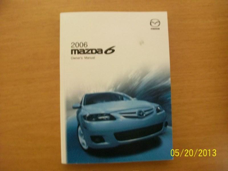 2006 mazda 6    owners manual