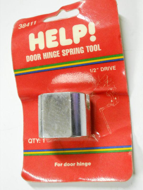 Door hinge spring tool for removal of door hinge springs help 38411