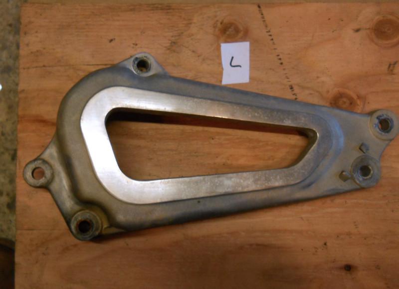 82 xv750 yamaha virago  left side peg bracket *free ship