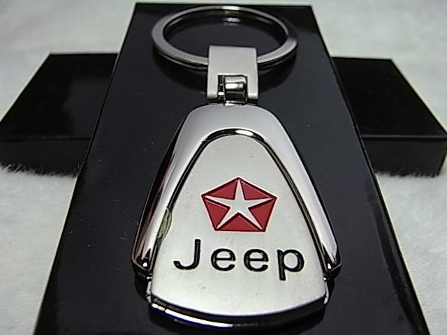 Jeep key chain ring fob compass grand cherokee liberty patriot wrangler srts