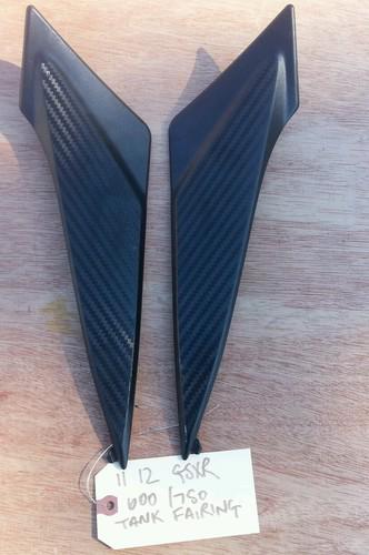 2011 2012 suzuki gsxr 600 750 left & right tank fairing trim cover *oem* 11 12