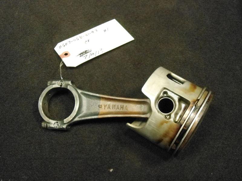 #6k7-11631-01-93 starboard piston 1987-88 6-225hp yamaha outboard boat ~516~ # 1