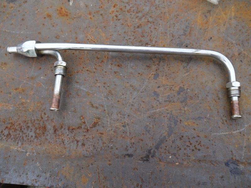 Chrome fuel rail, holley carb