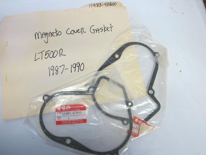 Suzuki lt500r nos magneto cover gaskets 1987-1990   11483-43b00