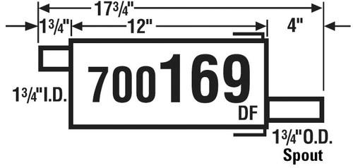 Ap exhaust 700169 exhaust muffler-muffler