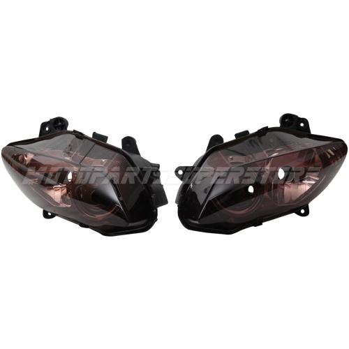 Smoke headlight head light yamaha yzf-r1 yzf r1 yzfr1 2004-2006