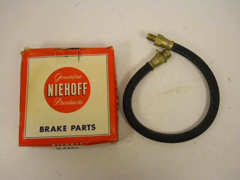 Nos niehoff h-4497 (united 4497) brake hose-chevrolet/gmc/olds/pontiac